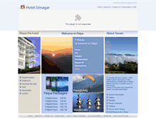 Tablet Screenshot of hotelsrinagar.com